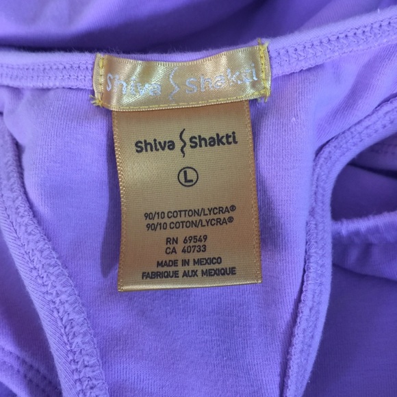 Shiva Shakti // Yoga Workout Top // Size L - Picture 4 of 8